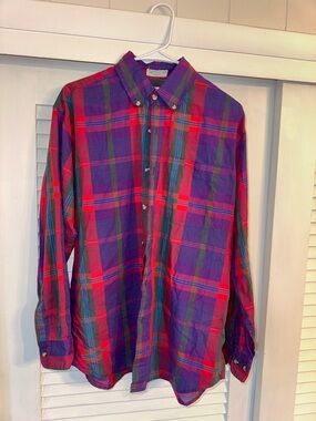 Steeplechase men’s long sleeve dress shirt size large